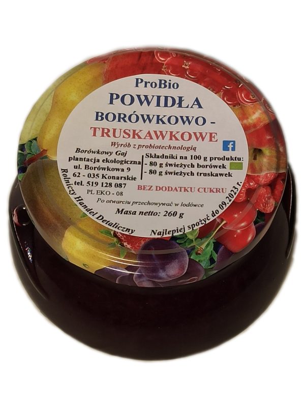 Powidła borówkowo-truskawkowe 260g